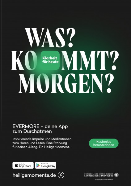 Plakat Evermore-App – Slogan 3