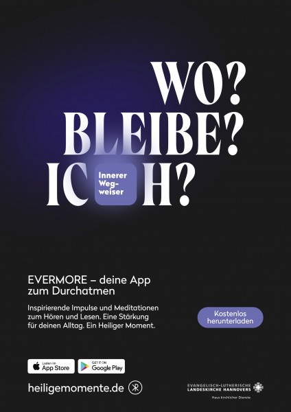 Plakat Evermore-App – Slogan 1