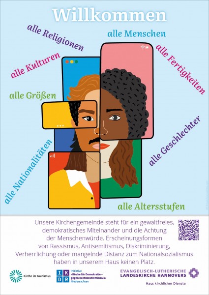 Willkommen – Plakat A3